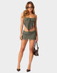 EDIKTED Ariyah Open Tie Back Womens Top image number 2