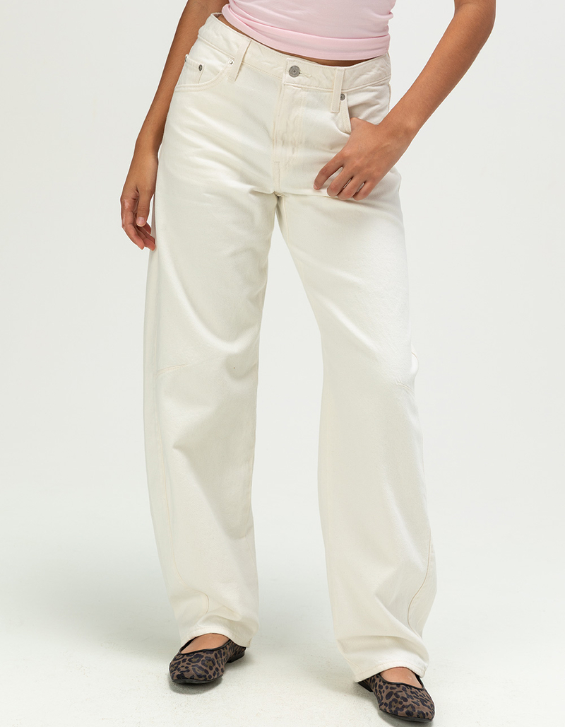 LEVI'S Premium Baggy Dad Womens Barrel Jeans - Truth Slip image number 2
