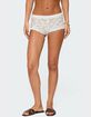 EDIKTED Elisa Open Knit Shorts image number 1