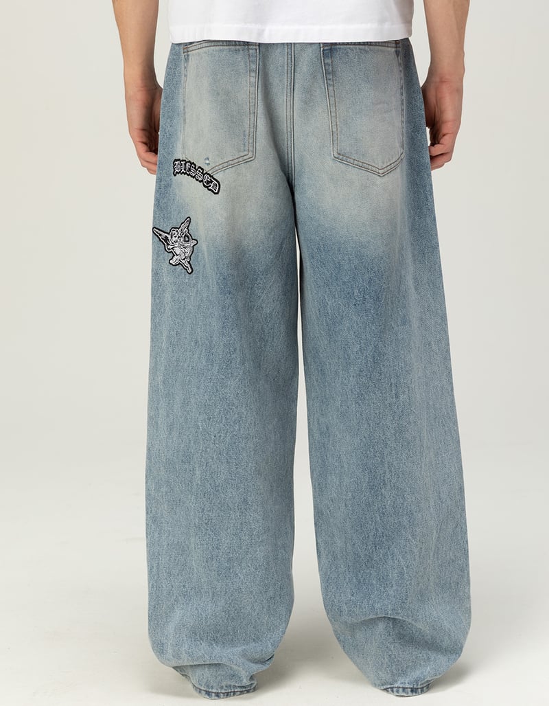 RSQ Patches Mens Extra Baggy Jeans image number 1