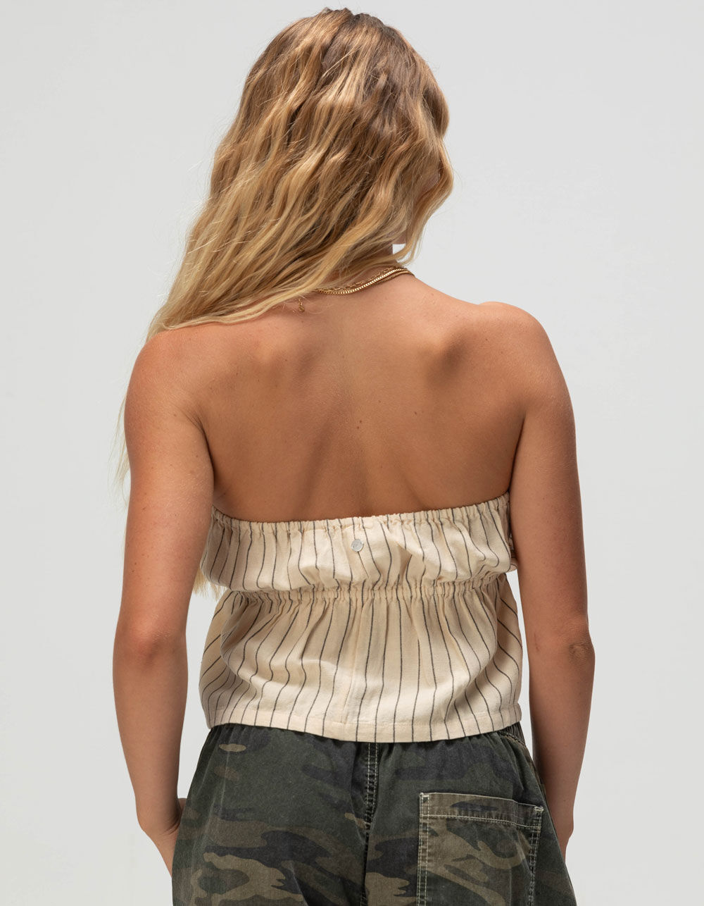 ROXY Iyla Womens Tube Top - Cream Combo - M | Tillys