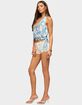 EDIKTED Abstract Backless Tie Halter Top image number 4