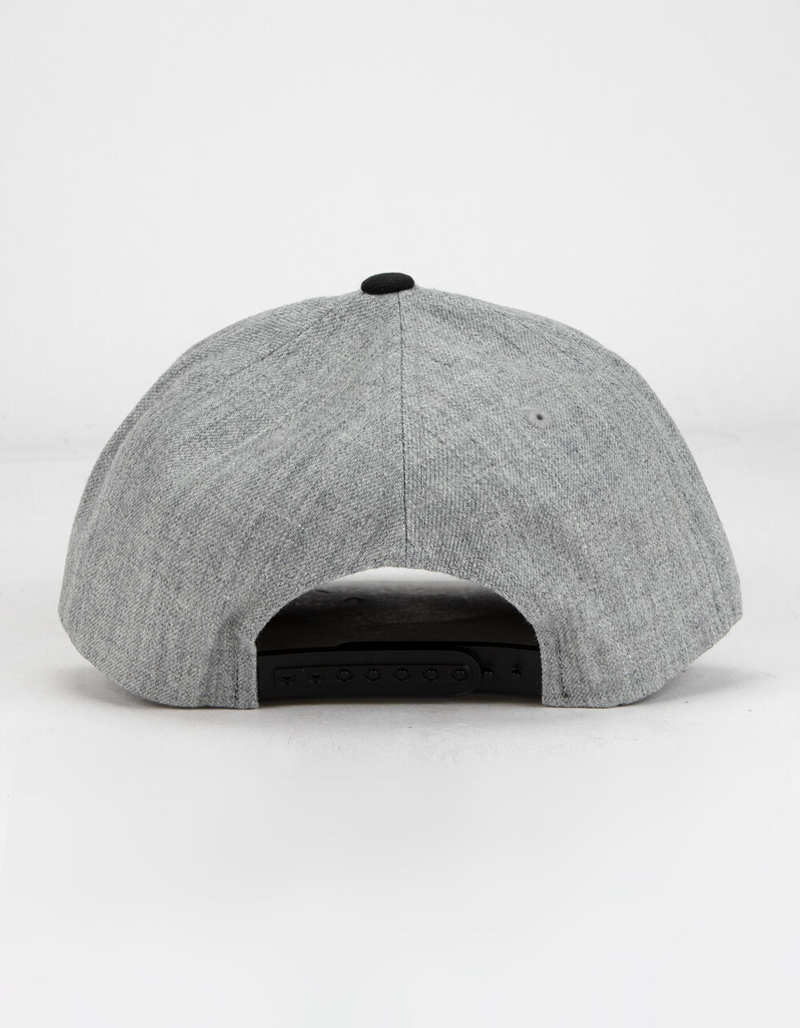 BRIXTON Crest Mens Gray Snapback Hat image number 2