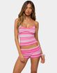 EDIKTED Eisley Striped Knit Halter Top image number 1