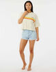 RIP CURL Eventide Heritage Womens Crop Tee image number 4