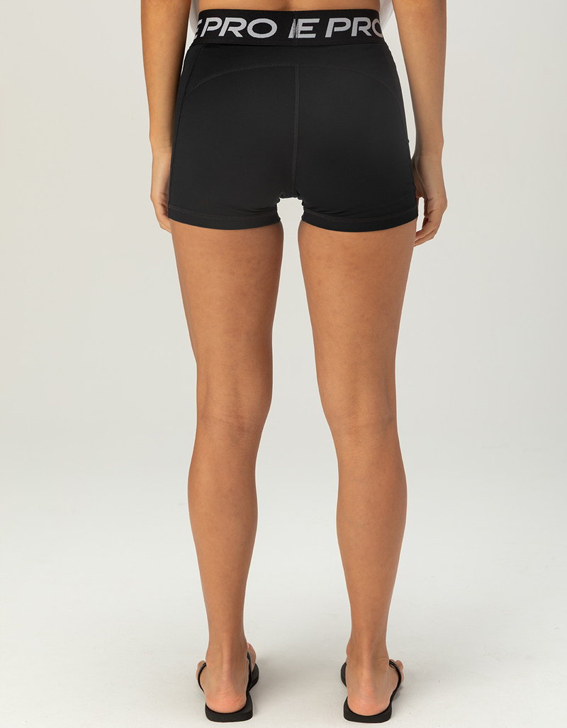 NIKE Pro Mid Rise Womens 3" Compression Shorts image number 3
