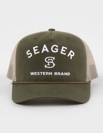 SEAGER Branded Trucker Hat Alternative Image