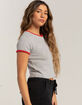 RSQ Womens Ringer Tee image number 3