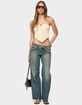 EDIKTED Alana Floral Handkerchief Halter Top image number 5