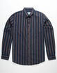 VSTR Oxford Stripe Navy Mens Shirt