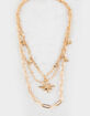FULL TILT Layered Chain Star Necklace image number 2