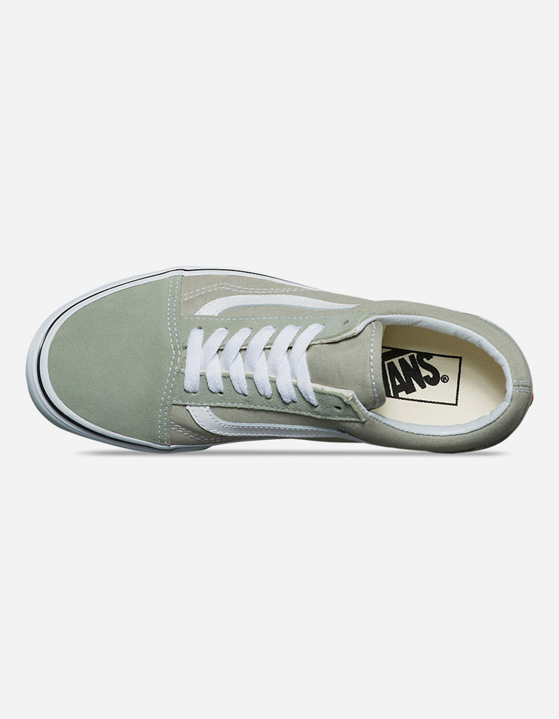 VANS Old Skool Desert Sage & True White Womens Shoes image number 2