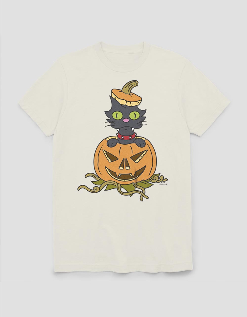 THE SIMPSONS Snowball II In Pumpkin Unisex Tee image number 0