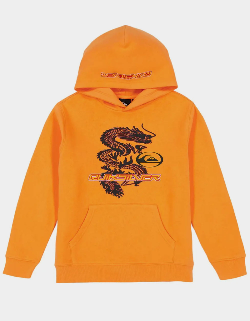 QUIKSILVER Dragon Boys Hoodie ORANGE Tillys