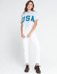 FULL TILT USA Tie Dye Womens Tee image number 4