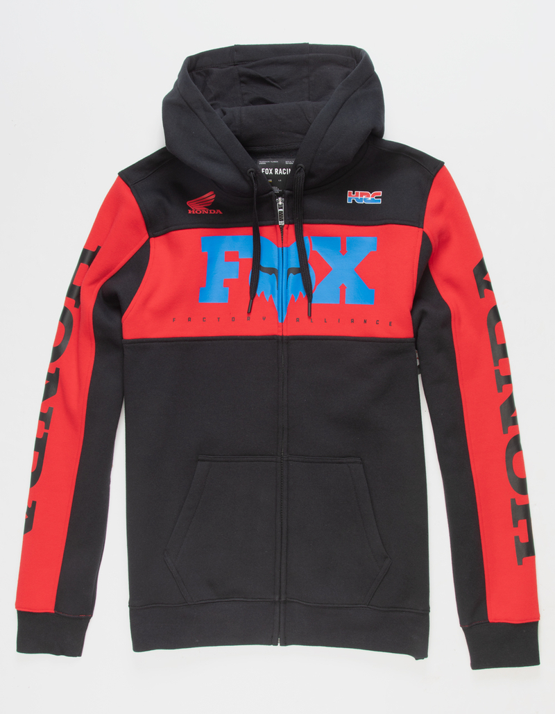 FOX x Honda Mens Zip-Up Hoodie image number 0