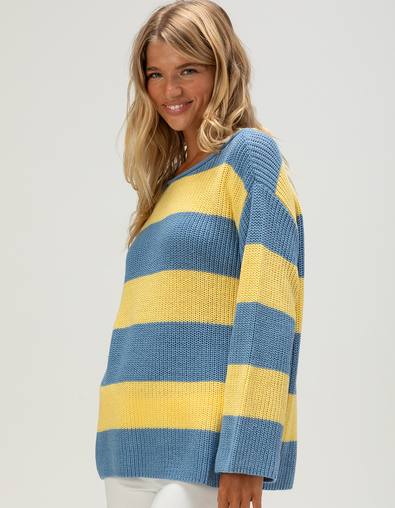 BILLABONG Sea Scape Womens Off The Shoulder Sweater image number 2
