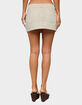 EDIKTED Poppey Striped Twill Mini Skirt image number 3