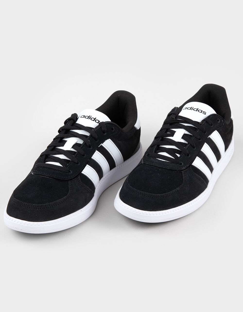 ADIDAS Breaknet Sleek Suede Womens Shoes - BLK/WHT | Tillys