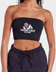 FRESNO STATE UNIVERSITY School White Text Logo Womens Tube Top image number 1