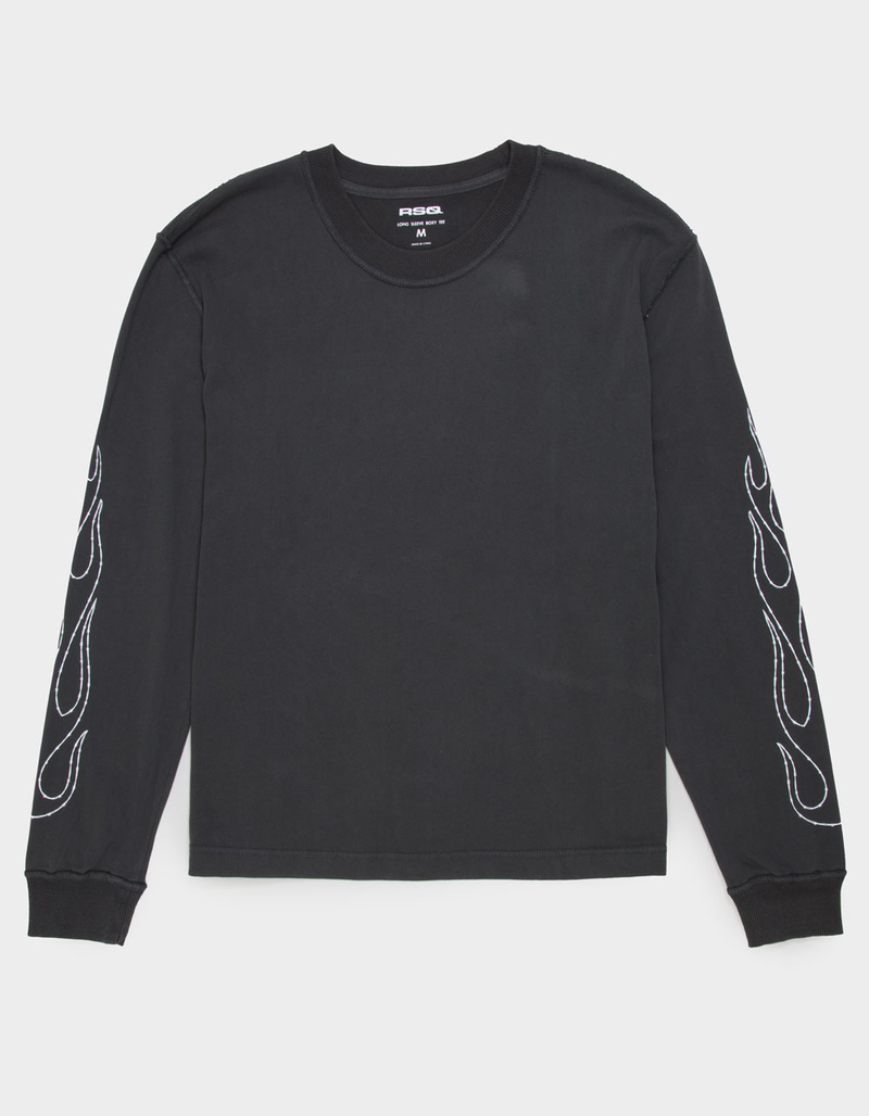 RSQ Mens Sleeve Hit Long Sleeve Boxy Tee image number 0