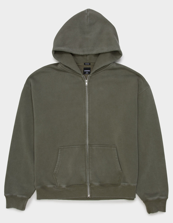 RSQ Mens Oversized Zip-Up Hoodie Alternative Image