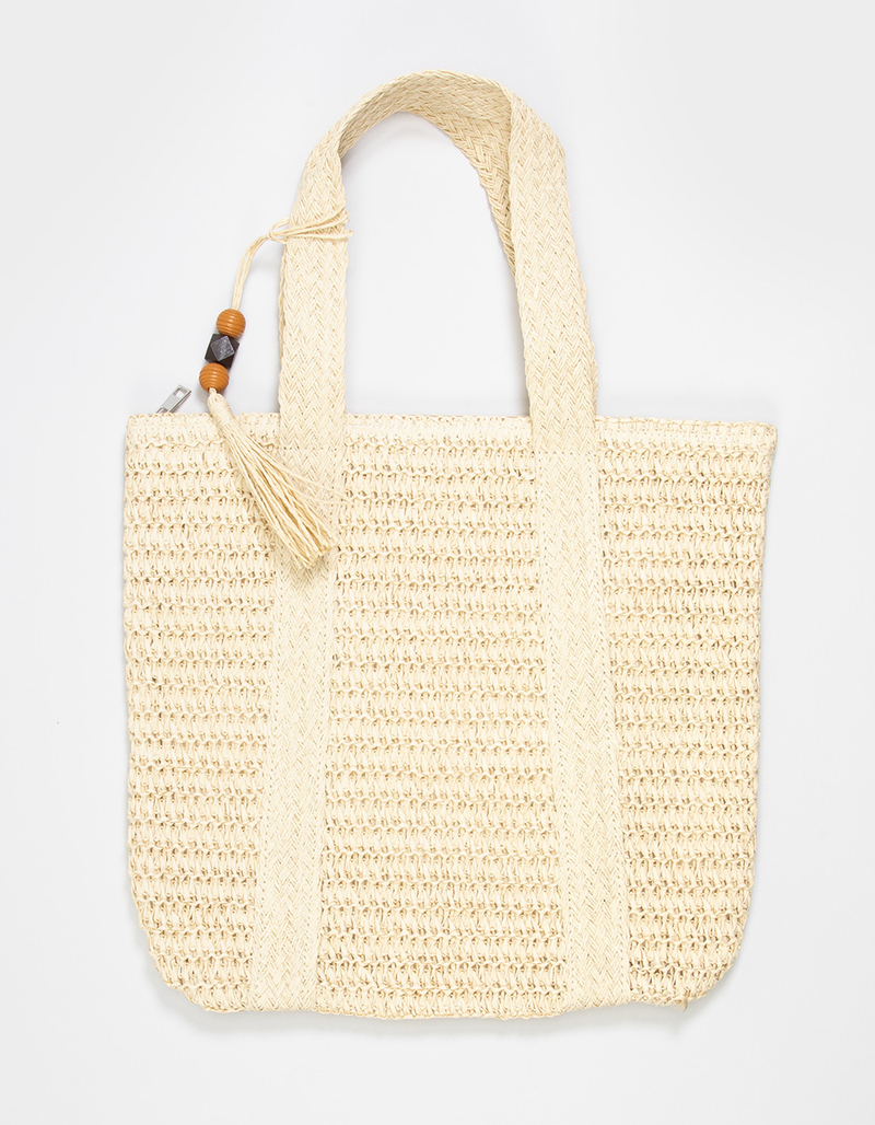 Straw Tote Bag image number 1