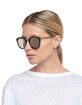 LE SPECS No Smirking Matte Black Mirror Sunglasses image number 3