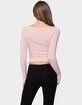 EDIKTED Embry Boat Neck Raglan Top image number 3