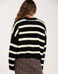 RSQ Womens Boyfriend Stripe Pullover image number 3