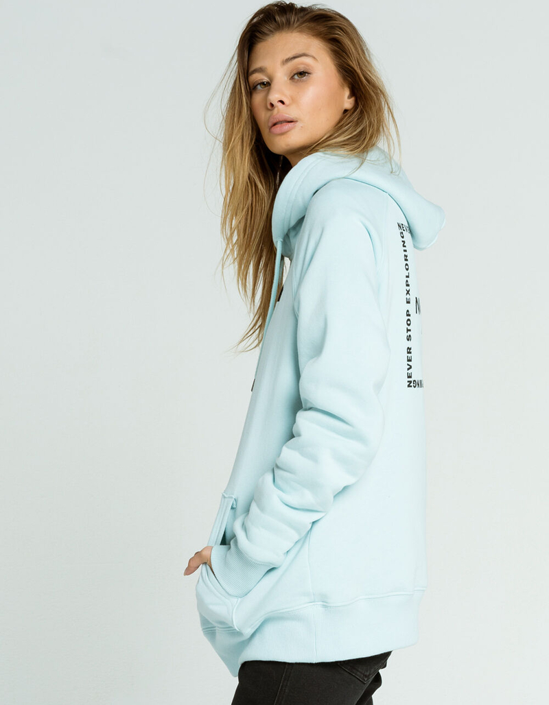 THE NORTH FACE Archived Womens Light Blue Hoodie image number 2