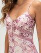 FULL TILT Floral Mesh Womens Maxi Dress image number 2