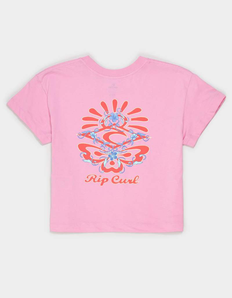RIP CURL Sunset Skies Girls Crop Tee image number 0