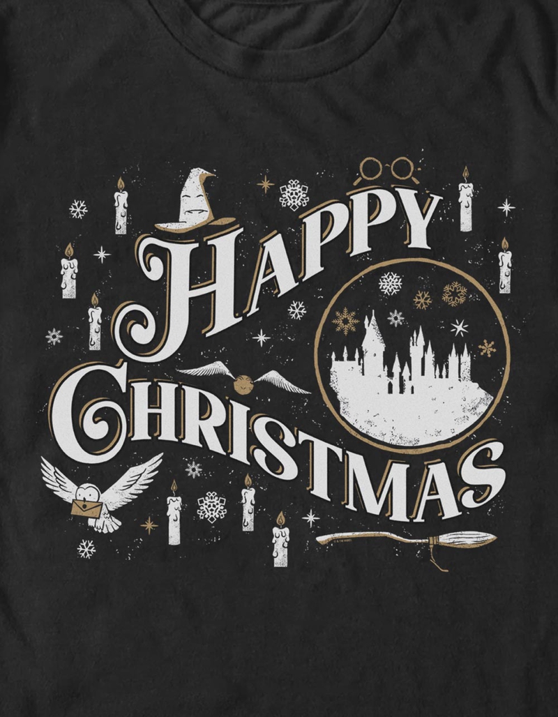 HARRY POTTER Happy Christmas Unisex Tee image number 1