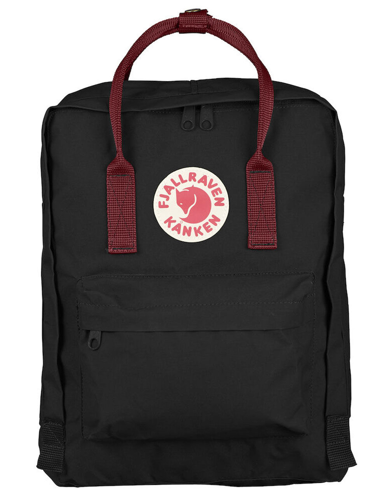 FJALLRAVEN Kanken Black & Ox Red Backpack image number 0
