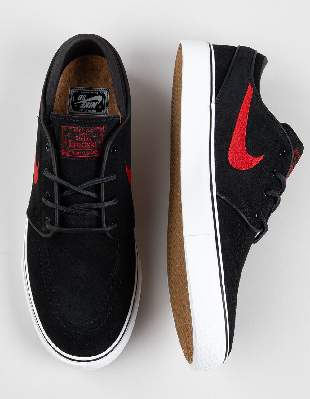 NIKE SB Zoom Janoski OG+ Skate Shoes - BLACK/RED | Tillys NIKE SB Zoom Janoski OG+ Skate Shoes - BLACK/RED | Tillys