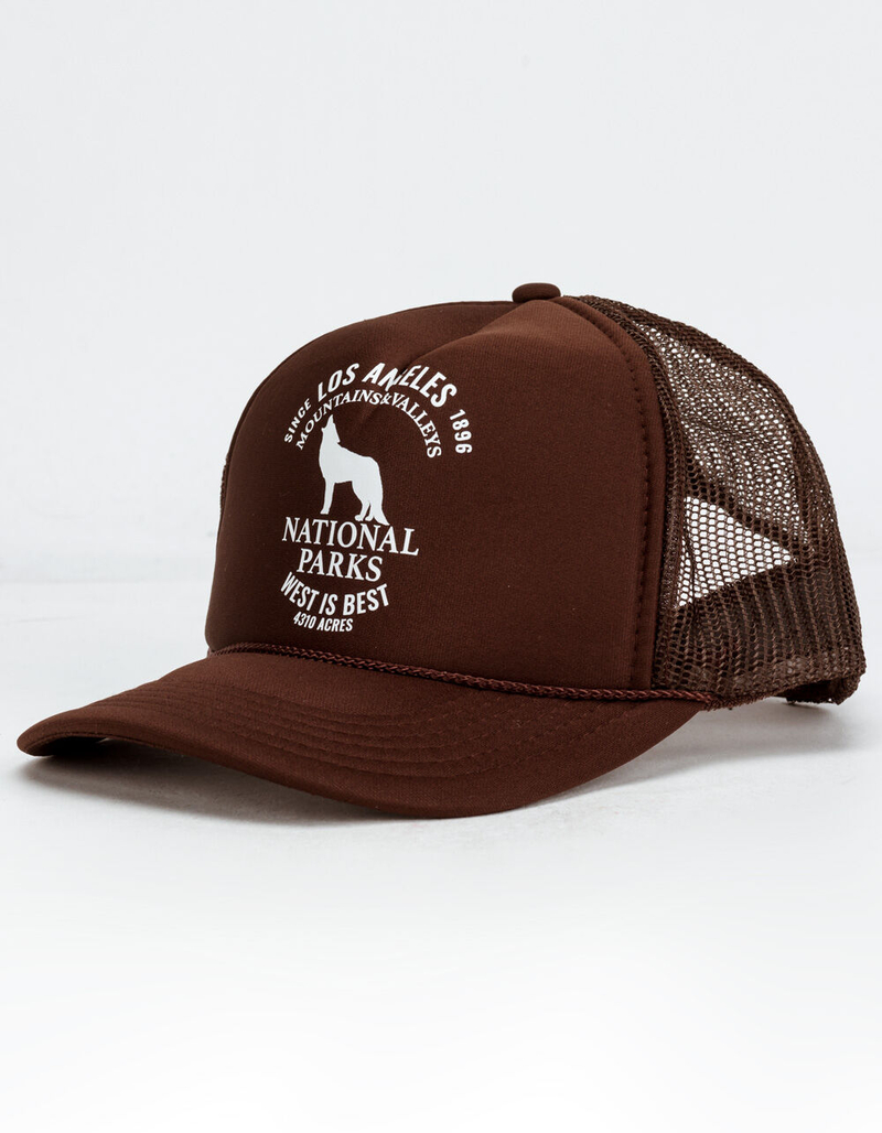 LOS ANGELES NATIONAL PARKS Coyote Trucker Hat image number 0