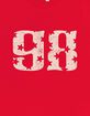 STARS 98 Distressed Womens Baby Tee image number 3