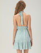 RSQ Womens Ditsy Halter Babydoll Dress image number 4