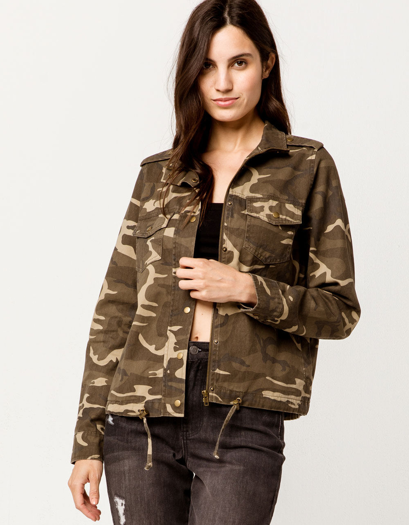 FULL TILT Camo Womens Jacket image number 0