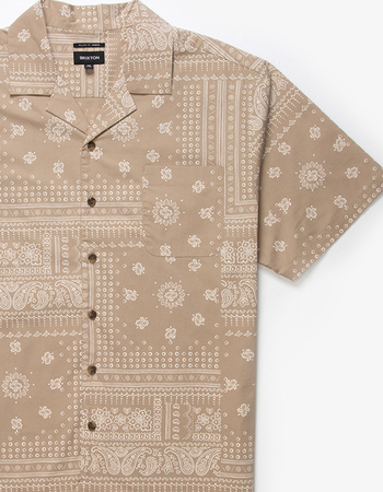 BRIXTON Paisley Bandana Mens Button Up Shirt Alternative Image