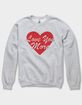 HEART Love You More Unisex Crewneck Sweatshirt image number 1