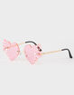 RSQ Heart Fire Pearl Sunglasses image number 1