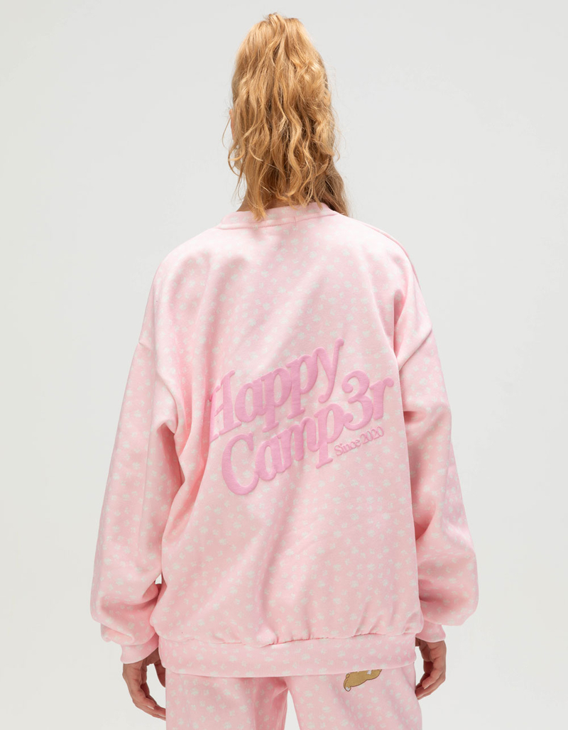 HAPPY CAMP3R Angel Bear Womens Crewneck Sweatshirt image number 0