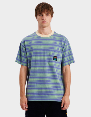 THE CRITICAL SLIDE SOCIETY Bone Yard Mens Stripe Pocket Tee Primary Image