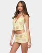 EDIKTED Mena Beaded Floral Backless Top image number 2