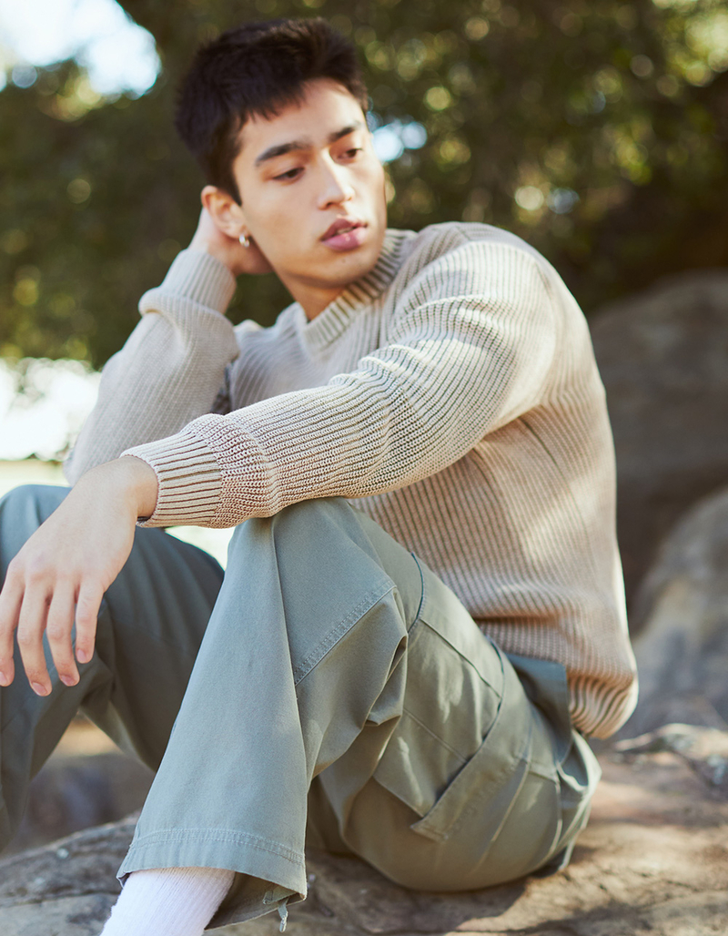 RSQ Mens Washed Sweater image number 0