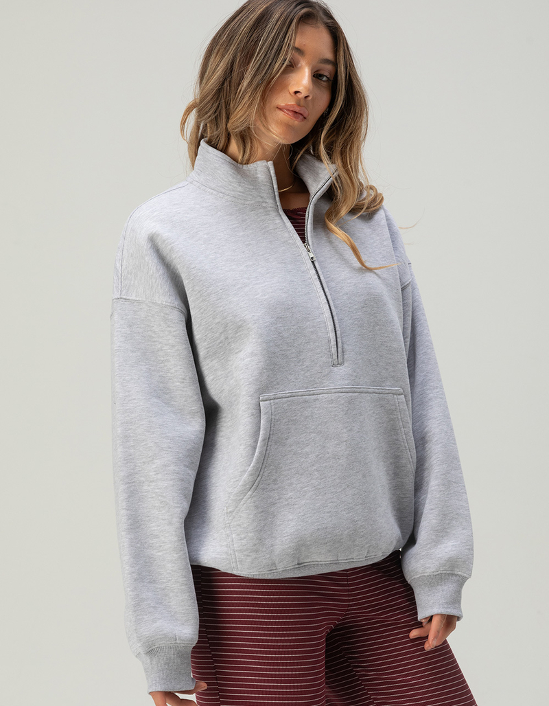 TILLYS Half-Zip Womens Sweatshirt image number 2