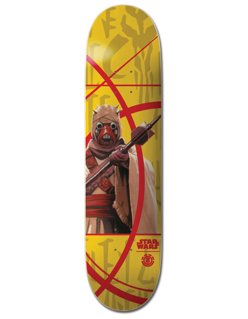 STAR WARS | ELEMENT Mandalorian Tuskan Raider 7.75" Skateboard Deck image number 0