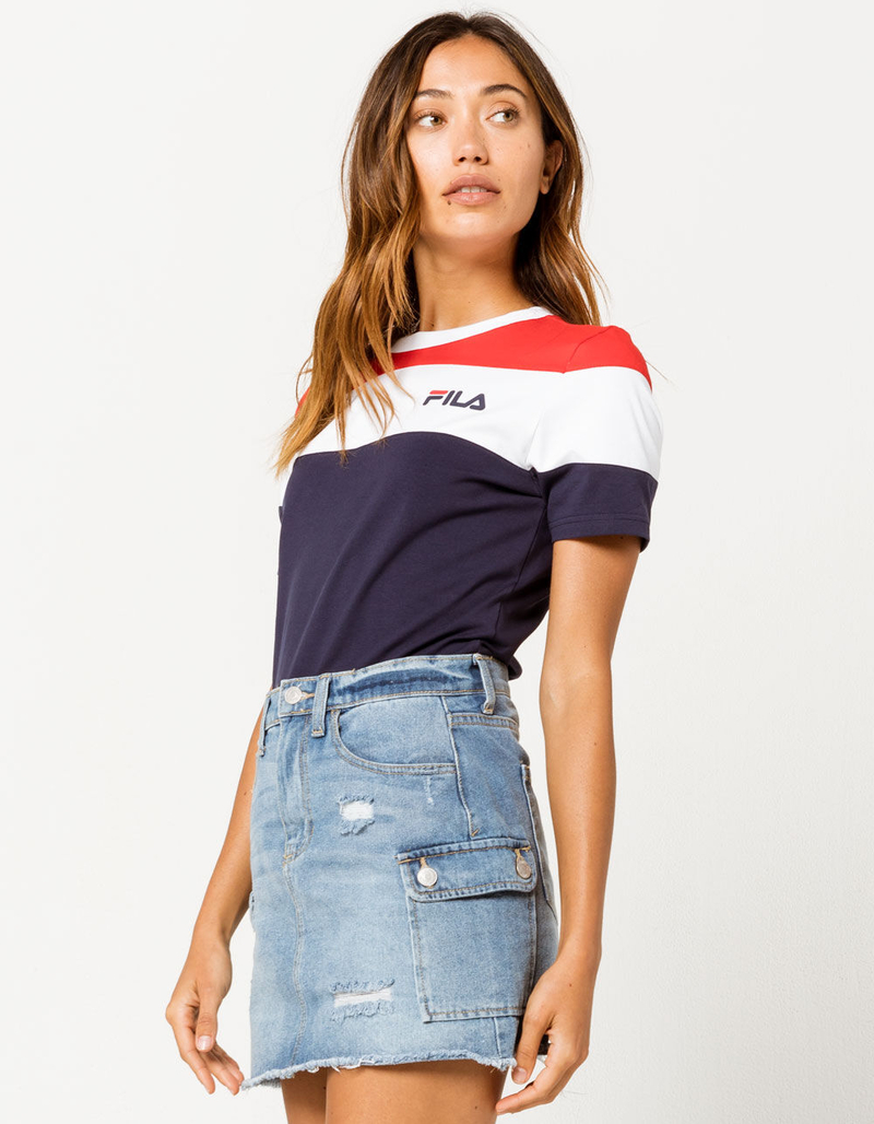 FILA Maya Womens Crop Tee image number 1